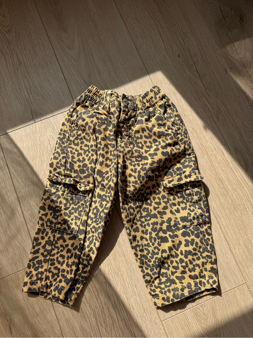 ZARA leopard toddler jeans